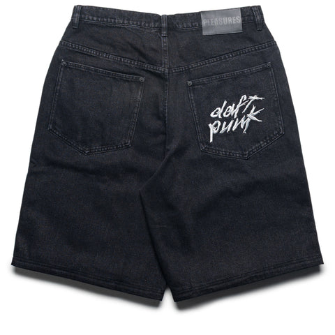 Pleasures Lucky Studded Jorts - Black