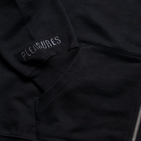 Pleasures RAM Zip Hoodie - Black