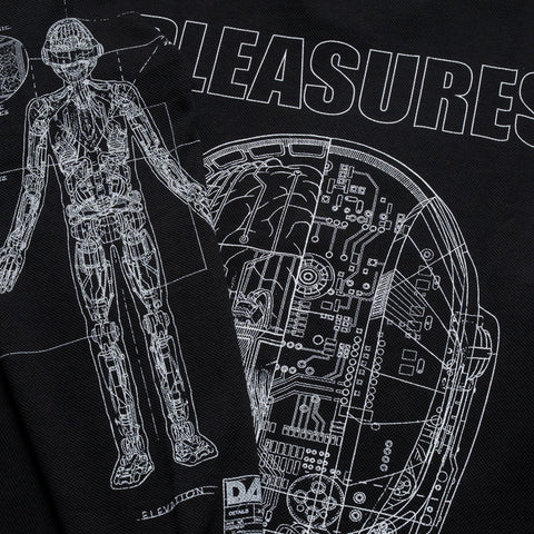 Pleasures Schematic L/S Polo - Black