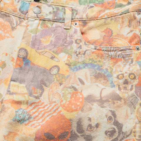 Pleasures Stickers Jeans - Multi