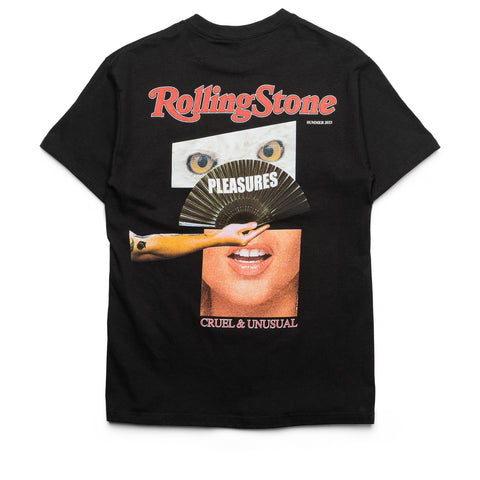 Pleasures Rolling Stone Tee - Black