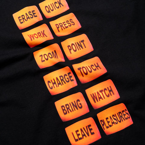 Pleasures Technologic Tee - Black