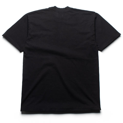 Politics Script Pocket Tee - Black