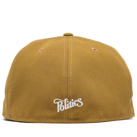 Politics x New Era 59FIFTY Fitted - Old Gold