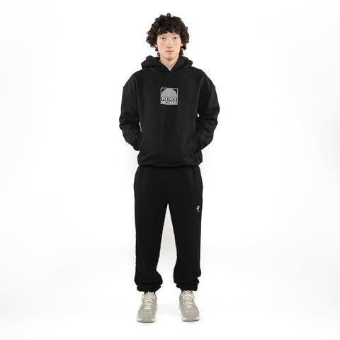Politics Records Hoodie - Black