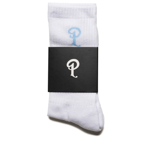 Politics Kai P Logo Socks - White/Blue