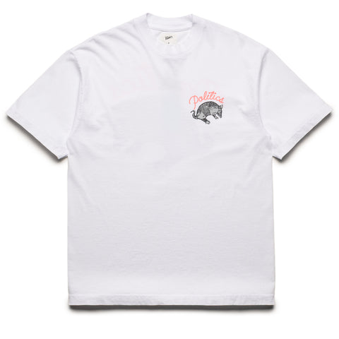 Politics Armadillo Tee - White