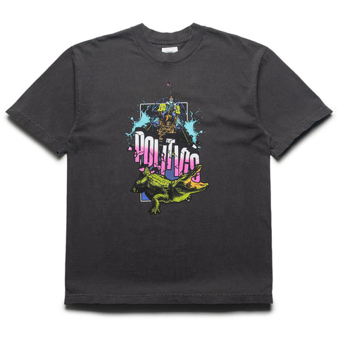 Politics Attack Tee - Vintage Black