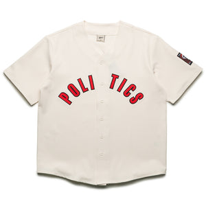 Politics Baseball Jersey - Cream