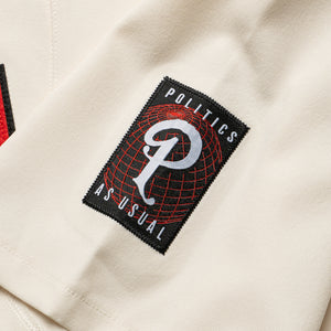 Politics Baseball Jersey - Cream