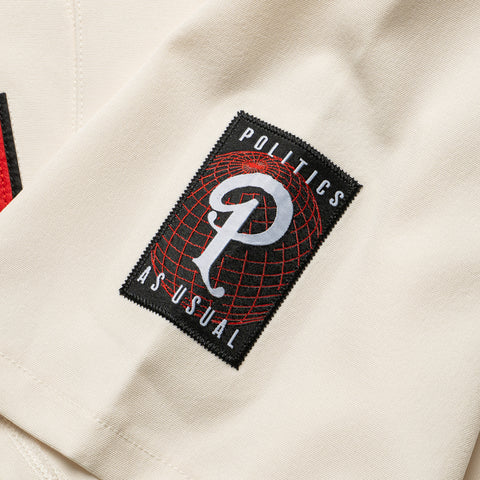 Politics Baseball Jersey - Cream