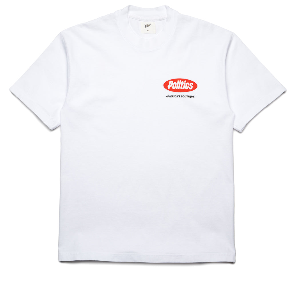 Off white split logo clearance tee