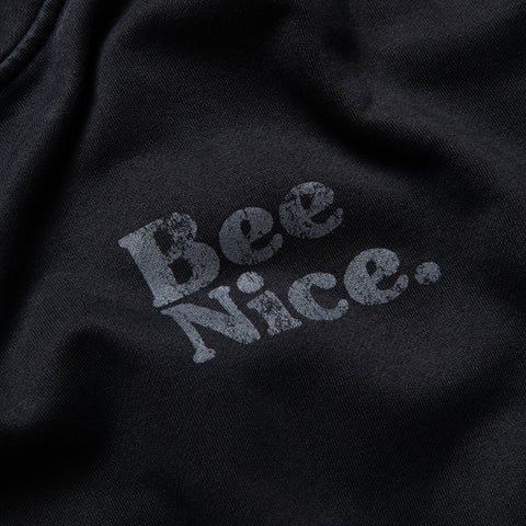 Politics Busy Being Nice Hoodie - Black