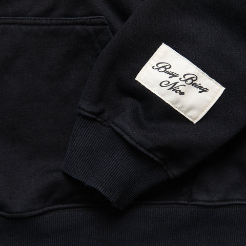 Politics Busy Being Nice Hoodie - Black