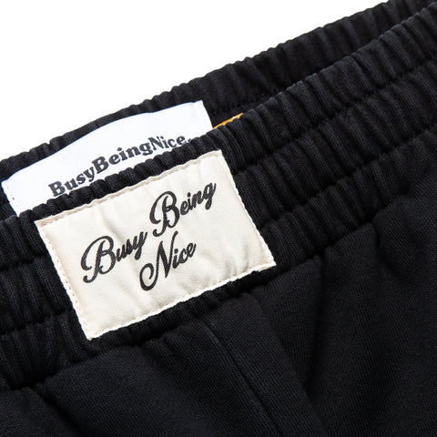 Politics Busy Being Nice Sweatpants - Black