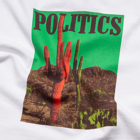 Politics Desert Tee - White