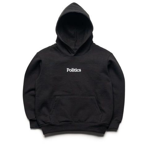 Kids Politics Core Hoodie - Black