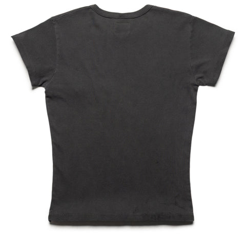 Women's Politics Core Baby Tee - Vintage Black