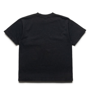 Kids Politics Serif Logo Tee - Off Black