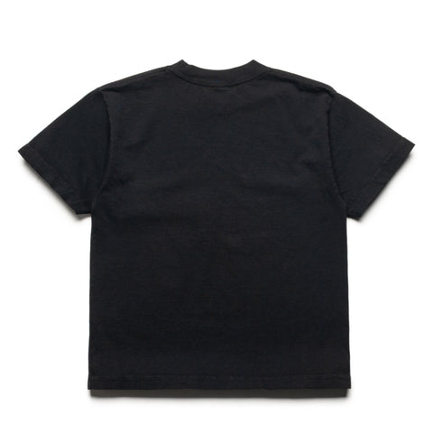 Kids Politics Core Tee - Off Black
