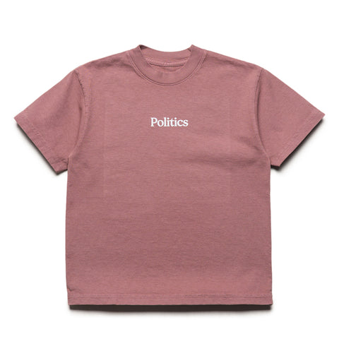 Kids Politics Core Tee - Mauve