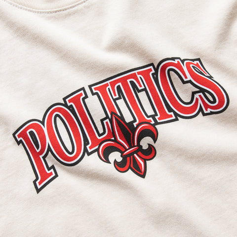 Politics Cajun Tee - Creme