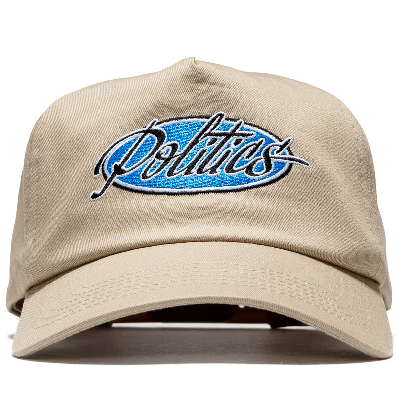 Politics Chassis 5 Panel Snapback - Khaki – Sneaker Politics
