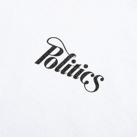 Politics Every Days L/S Tee - White