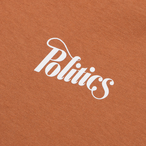 Politics Every Days Tee - Sandstone