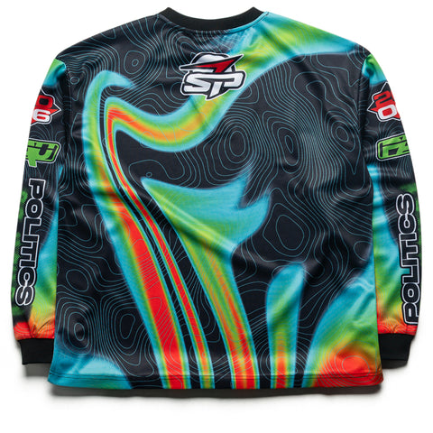 Politics L/S Fishing Jersey - Black