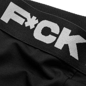 Politics F*ck Politics Boxer Briefs (3 Pack) - Black