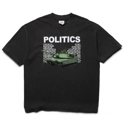 Politics Tank Tee - Vintage Black