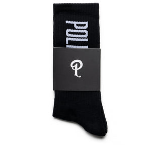 Politics Brick Logo Socks - Black