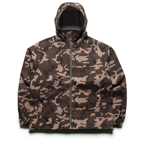 Politics Full Zip Ripstop Jacket - Camo