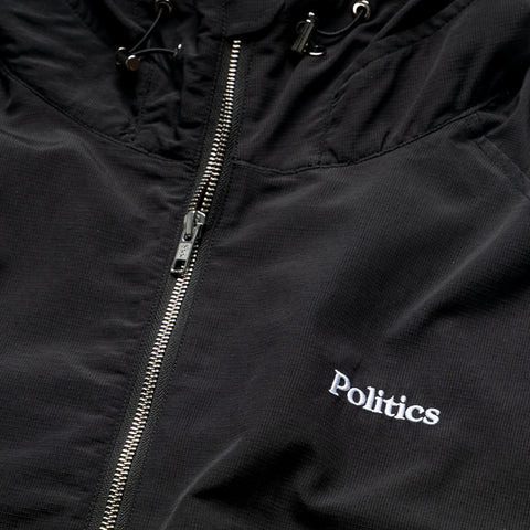Politics Full Zip Ripstop Jacket - Black