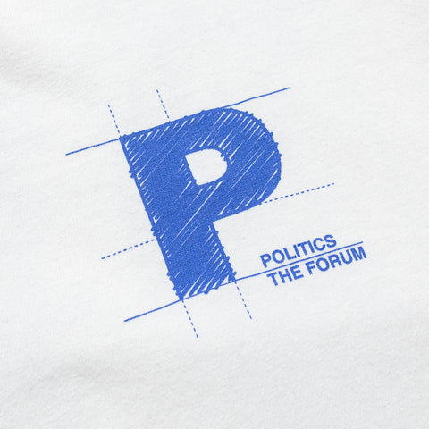 Politics Forum Blueprint Tee - Off White
