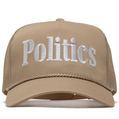 Politics Kana Trucker Hat - Creme