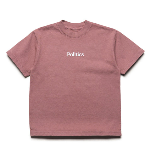 Kids Politics Core Tee - Mauve
