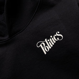 Kids Politics Hoodie - Black