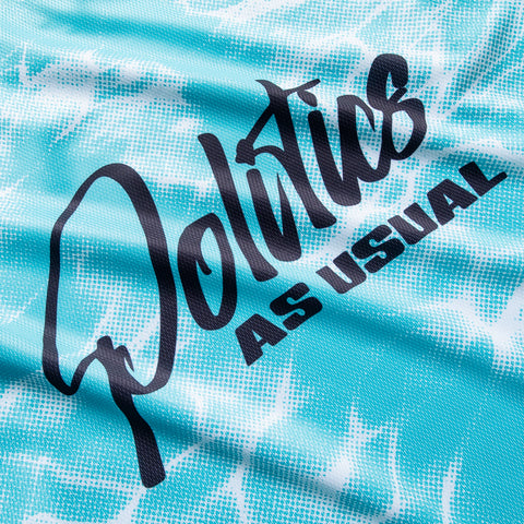 Politics L/S Fishing Jersey - Blue