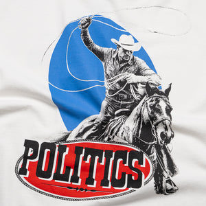 Politics Lasso Tee - White