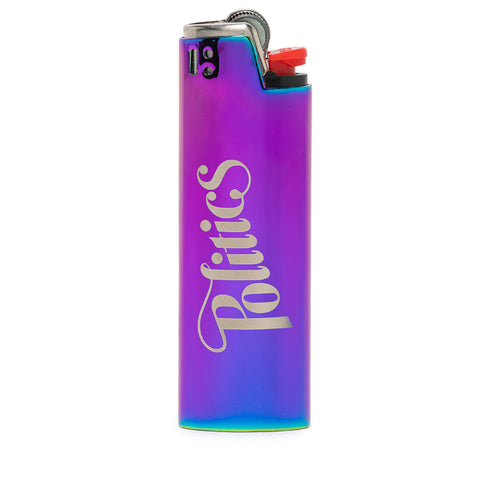 Politics Lighter Case - Oil Slick