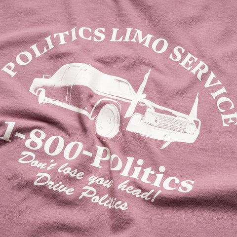 Politics Limo Tee - Mauve