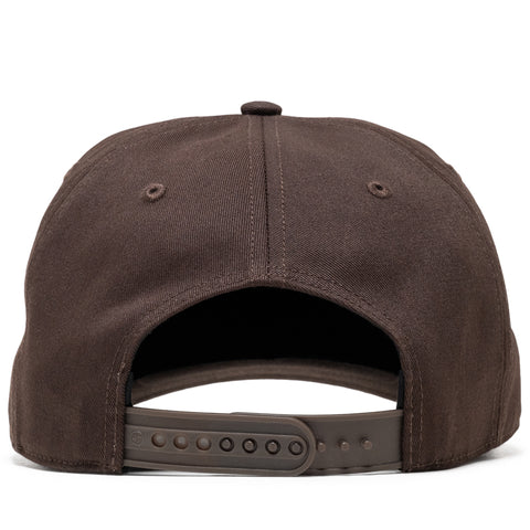 Politics x '47 Alternate Script Logo Hitch Snapback - Brown