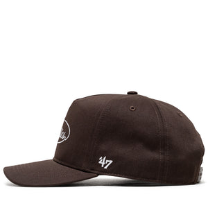 Politics x '47 Alternate Script Logo Hitch Snapback - Brown