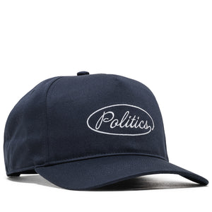 Politics x '47 Alternate Script Logo Hitch Snapback - Navy