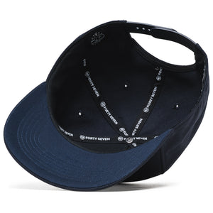 Politics x '47 Alternate Script Logo Hitch Snapback - Navy