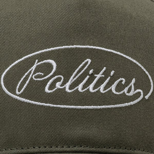 Politics x '47 Alternate Script Logo Hitch Snapback - Sandalwood