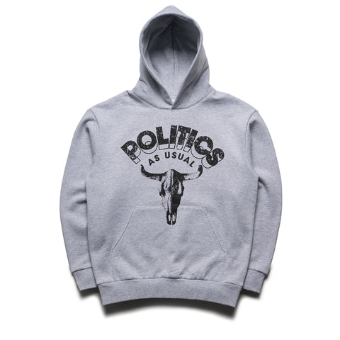 Politics Longhorn Hoodie - Grey