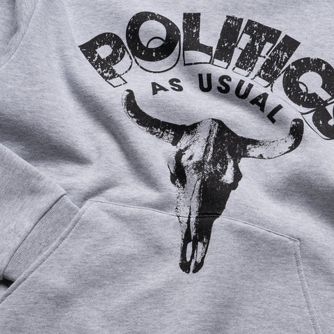 Politics Longhorn Hoodie - Grey